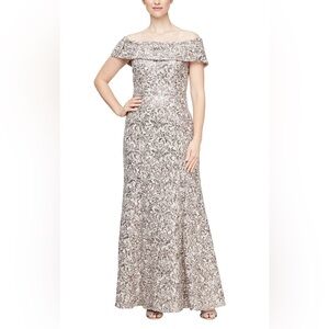 Alex of Evening Mother of Bride Dress Size 12. Just worn for daughters wedding